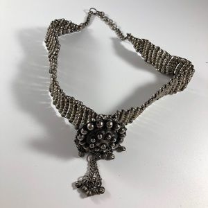 NWOT Silver Vintage Boho Necklace/Choker